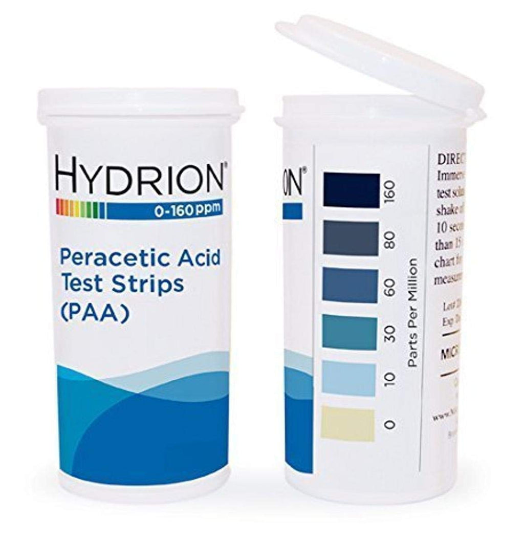 [Australia - AusPower] - Micro Essential Peracetic Acid Test Strip, 50 Strips 