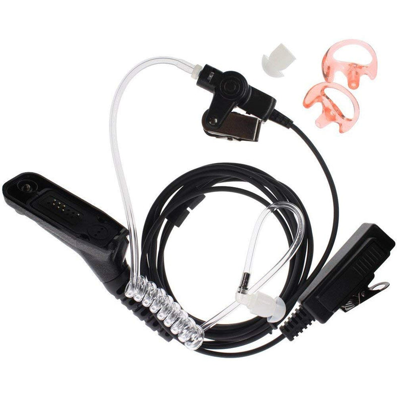 [Australia - AusPower] - 3'2 Wire Earpiece Mic Headset Mic Acoustic Tube Noise Reduction Reinforced Compatible with Motorola XPR6000 XPR6500 XPR6550 XPR7000 XPR7550 XiR P8200 XiRP8268 APX1000 APX6000 APX8000 Two Way Radio 