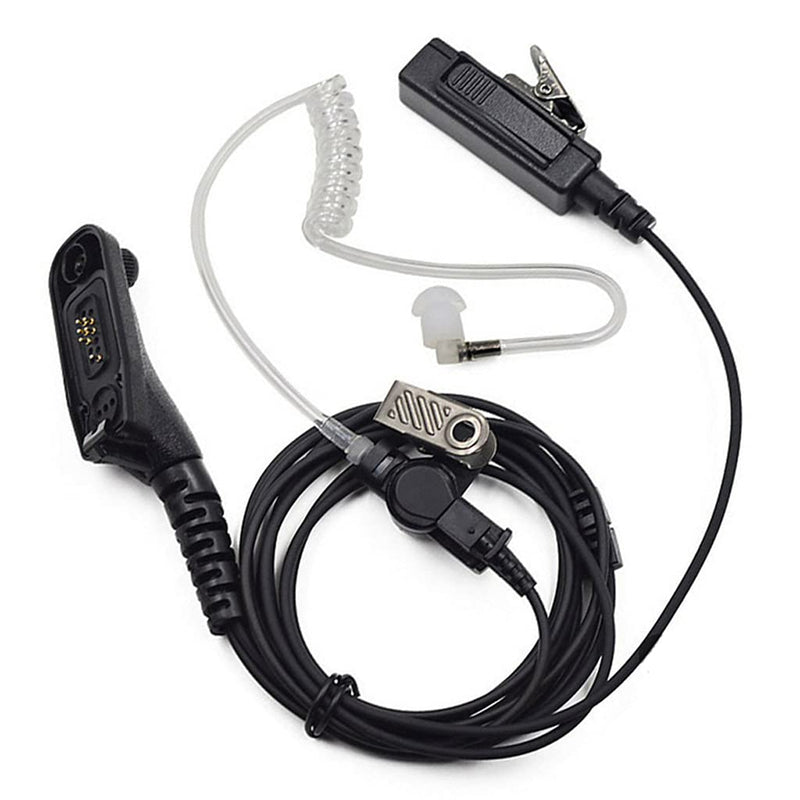 [Australia - AusPower] - 2 Wire Acoustic Tube Earpiece Mic Headset Mic Compatible with Motorola APX1000 APX2000 APX4000 APX7000 XPR7000 XPR7550 XPR7550e XPR6000 XPR6100 XPR6500 XPR6550 XiR P8260 XiR P8268 Two Way Radio 