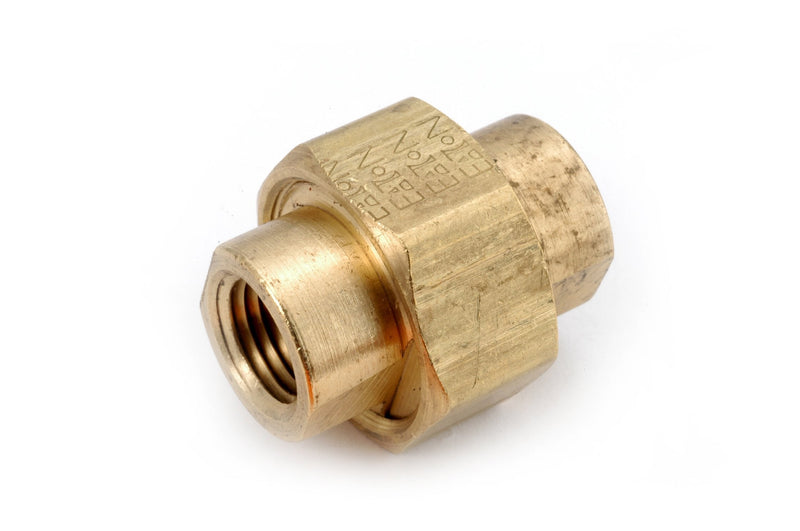 [Australia - AusPower] - Anderson Metals 06104 Brass Pipe Fitting, Union, 3/8" x 3/8" NPT Female Pipe 