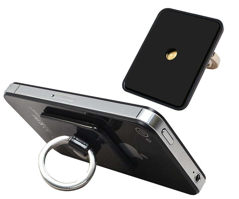 [Australia - AusPower] - Xcessor Phone Ring Holder - Adhesive Universal Phone/Tablet Holder and Stand. Black 