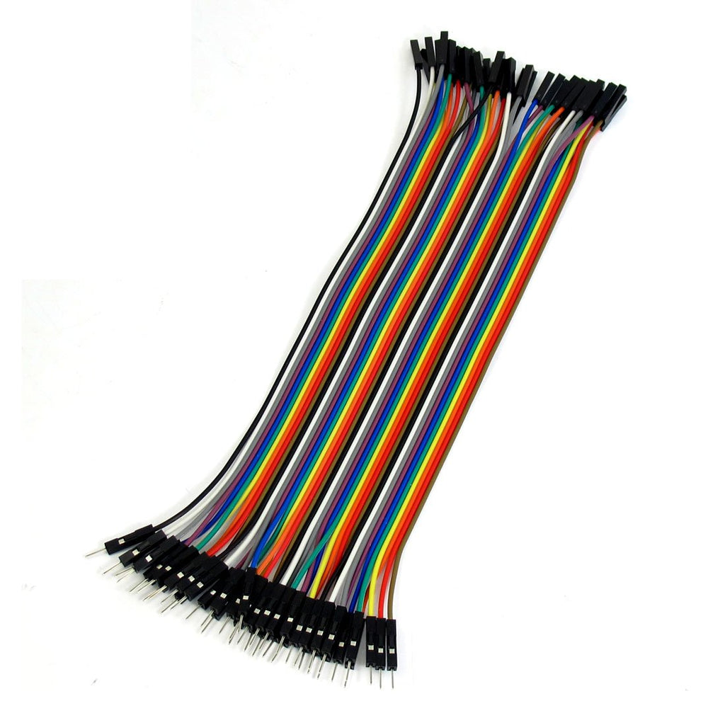 [Australia - AusPower] - uxcell 40 Pcs 1 Pin Male to Female Jumper Cable Wires 20cm Long 