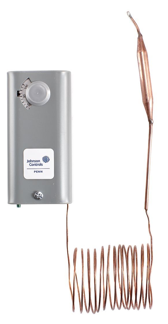 [Australia - AusPower] - Johnson Controls A19ABA-40CQ Line Volt Mechanical Thermostat, 120 to 277 VAC 