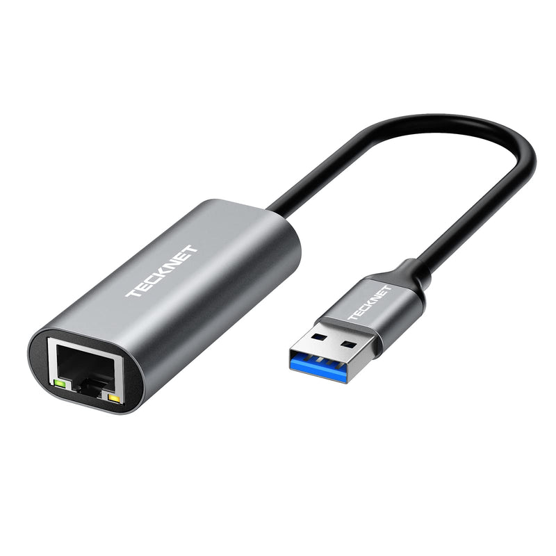 [Australia - AusPower] - TECKNET Network Adapter USB 3.0 to Ethernet RJ45 LAN Gigabit Adapter for 10/100/1000 Mbps USB Ethernet Adapter Compatible with Mac OS, Linux, Chrome OS, Windows 10/8.1/8/7/XP/Vista 