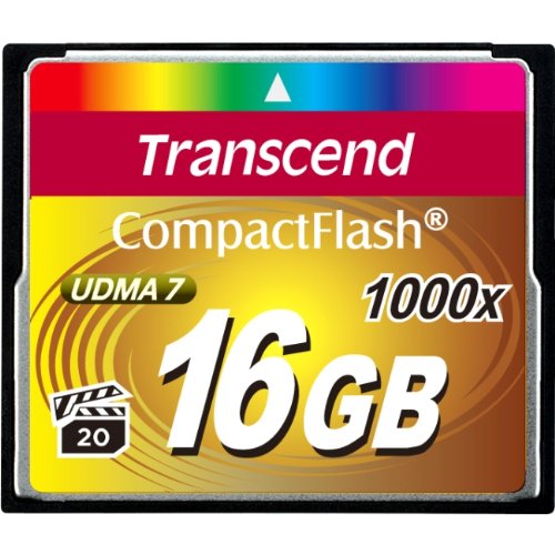 [Australia - AusPower] - Transcend 16GB Compact flash card 1000x 