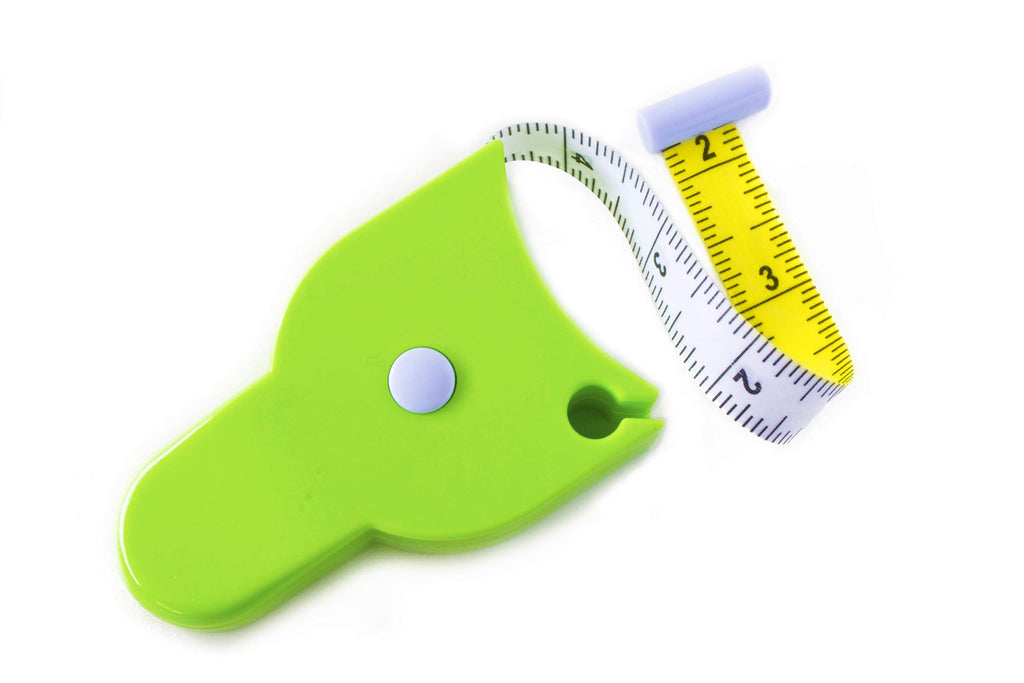 [Australia - AusPower] - Perfect Body Tape Measure - Dual Function - 80 Inch Retractable Measuring Tape for Body: Waist, Hip, Bust, Arms, and More (Green) Green 