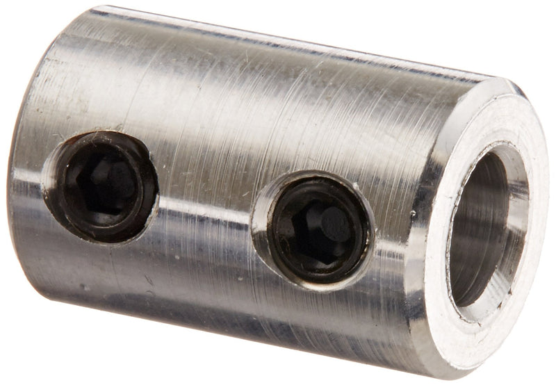 [Australia - AusPower] - Climax Part RC-025-A Aluminum Rigid Coupling, 1/4 inch bore, 1/2 inch OD, 3/4 inch Length, 10-32 x 1/8 Set Screw 