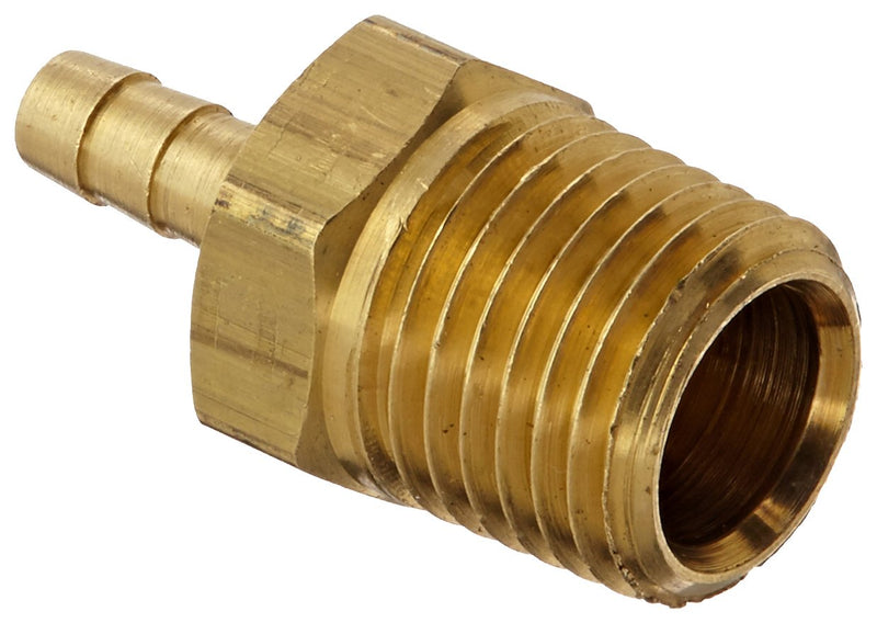 [Australia - AusPower] - Dixon Valve BN122 Brass Hose Fitting, Male Insert, 1/4" NPTF Male x 1/8" Hose ID Barbed 1/4" x 1/8" 