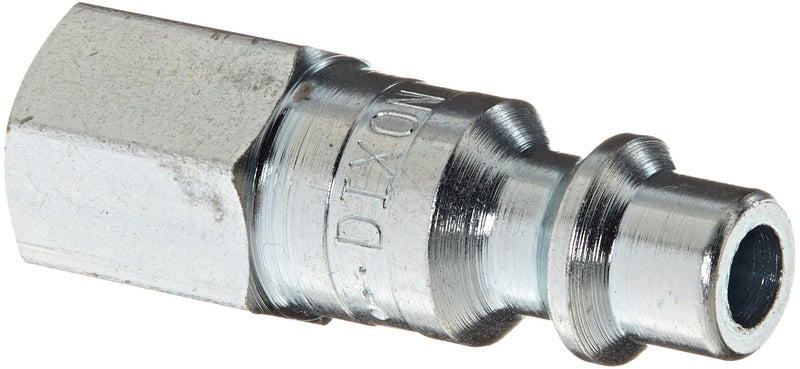 [Australia - AusPower] - Dixon Valve DCP2021 Steel Air Chief Industrial Interchange Air Fitting, Quick-Connect Plug, 1/4" Coupler x 1/8" NPT Female Thread, 37 CFM Flow Rating 