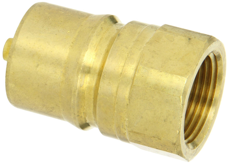 [Australia - AusPower] - Dixon Valve H8F8-B Brass ISO-B Interchange Hydraulic Fitting, Nipple, 1" Coupling x 1" - 11-1/2 NPTF Female 