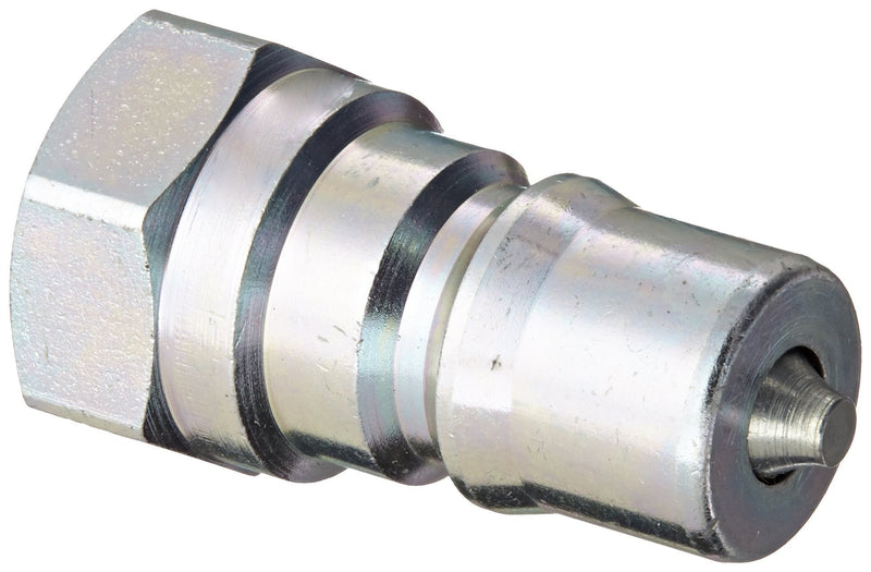 [Australia - AusPower] - Dixon Valve & Coupling H2F2 Steel ISO-B Interchange Hydraulic Fitting, Nipple, 1/4" Coupling x 1/4" - 18 NPTF Female 