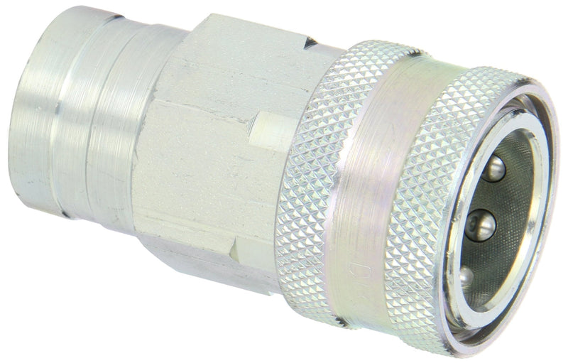 [Australia - AusPower] - Dixon Valve 4KF4 Steel ISO-A Interchange Hydraulic Fitting, Coupler, 1/2" Coupling x 1/2" - 14 NPTF Female Thread 