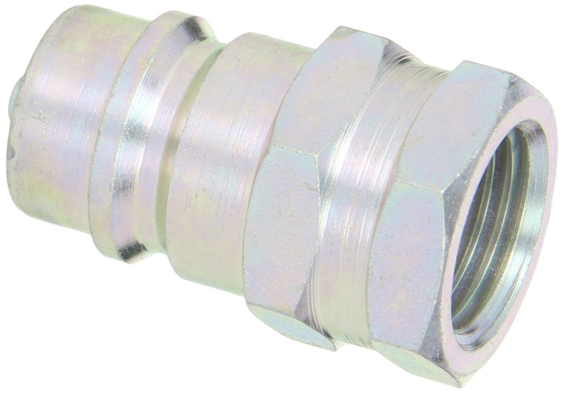 [Australia - AusPower] - Dixon Valve K4F4 Steel ISO-A Interchange Hydraulic Fitting, Nipple, 1/2" Coupling x 1/2" - 14 NPTF Female Thread 