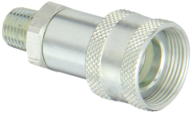 [Australia - AusPower] - Dixon Valve 2TM2 Steel High Pressure Ball Interchange Fitting, Coupler, 1/4" Coupling x 1/4" - 18 NPTF Male Thread 