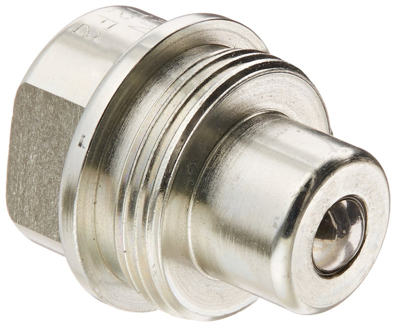 [Australia - AusPower] - Dixon Valve T2F2 Steel High Pressure Ball Interchange Fitting, Nipple, 1/4" Coupling x 1/4" - 18 NPTF Female Thread Pack of 1 