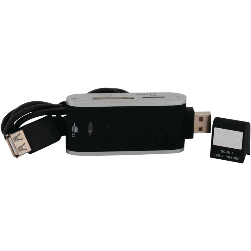 [Australia - AusPower] - Vivitar 50-in-1 Card Reader - Black (VIV-RW-5000-BLK) 