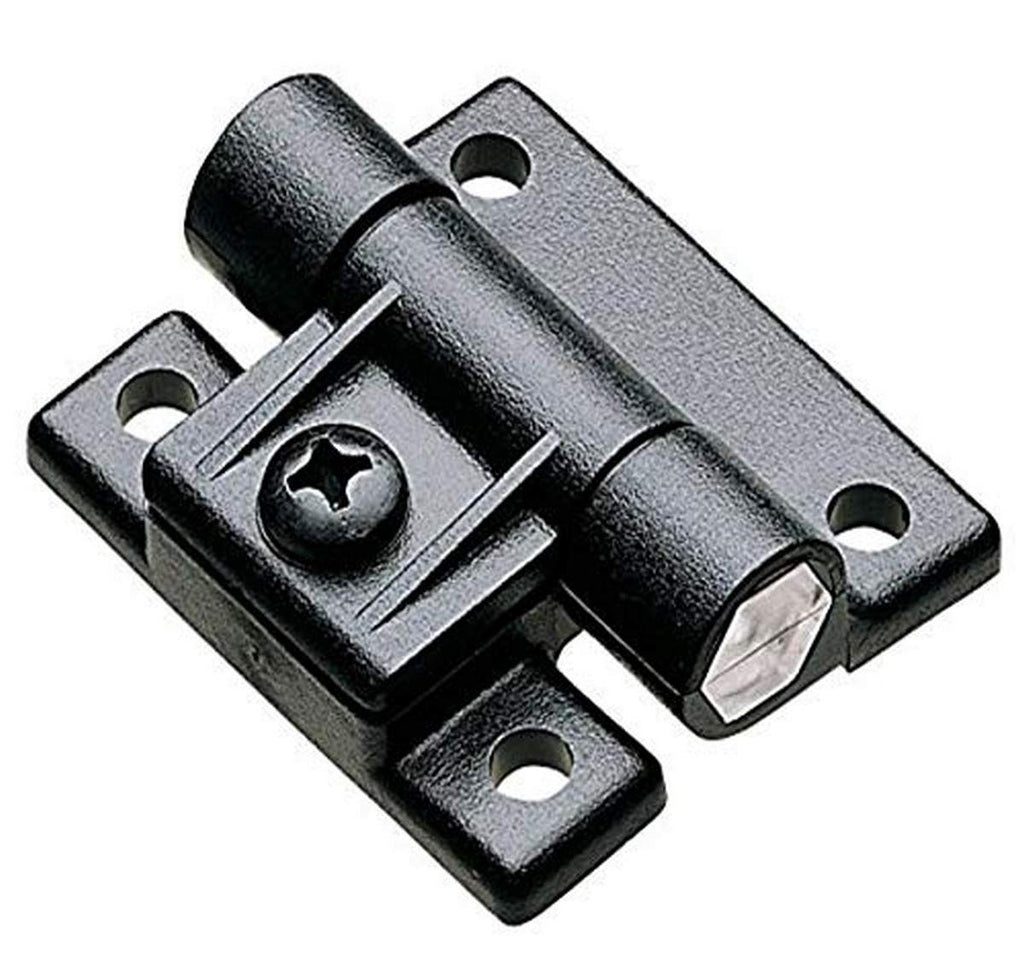 [Australia - AusPower] - Southco E6-10-501-20 Series Adjustable Torque Position Control Hinge with Holes, Acetal Copolymer, 2-1/2" Leaf Height, 35.00 in-lbf Symmetric Torque, Black Pack of 1 