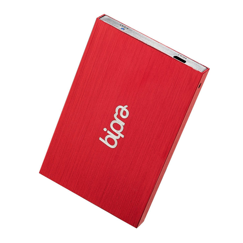 [Australia - AusPower] - Bipra 2.5 Inch Sata to USB 2.0 Hard Drive Caddy HDD Enclosure Case (Red) Red 