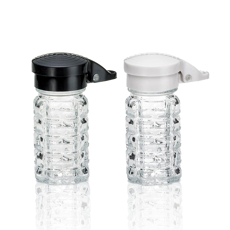 [Australia - AusPower] - Moisture Proof Humidity Free Shake it Free Shaker Glass Salt and Pepper Shakers by Tumbler Home 1.5 oz 