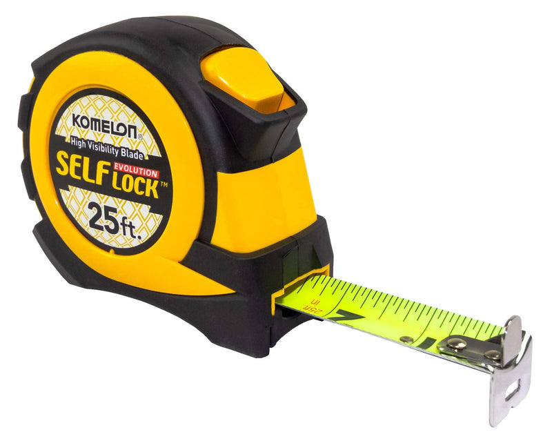[Australia - AusPower] - Komelon EV2825 25' x 1" Self-Lock Evolution Tape Measure, 1-Pack 