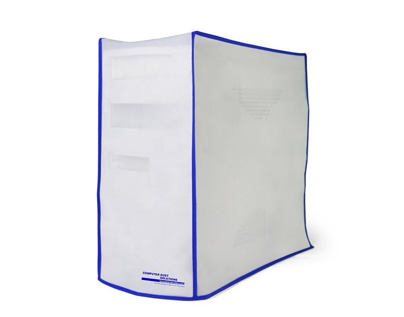 [Australia - AusPower] - Dust and Water Resistant Silky Smooth Antistatic Vinyl Computer CPU dust Cover (8W x14H x19D) 8W x14H x19D 