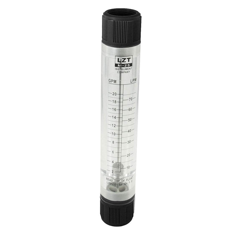 [Australia - AusPower] - uxcell 2-20GPM Water Tube Design Liquid Flowmeter Measure 1"PT Dia Input 