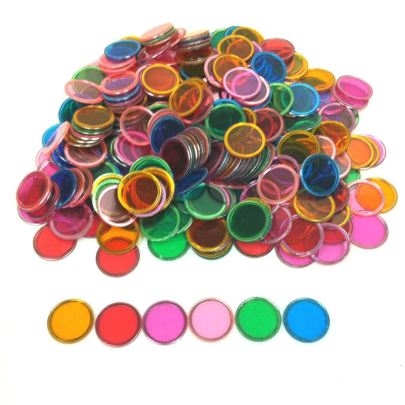 [Australia - AusPower] - Tapp Collections Bingo Transparent Chips 300-pk Assorted Colors 