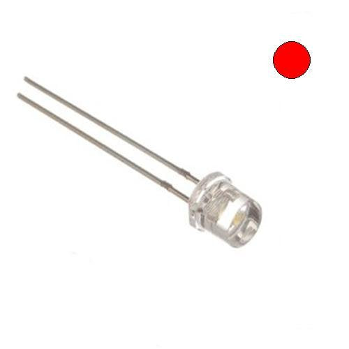 [Australia - AusPower] - E-Projects B-0001-B01 Clear Red LEDs, Wide Angle Light, 5 mm (Pack of 100) 