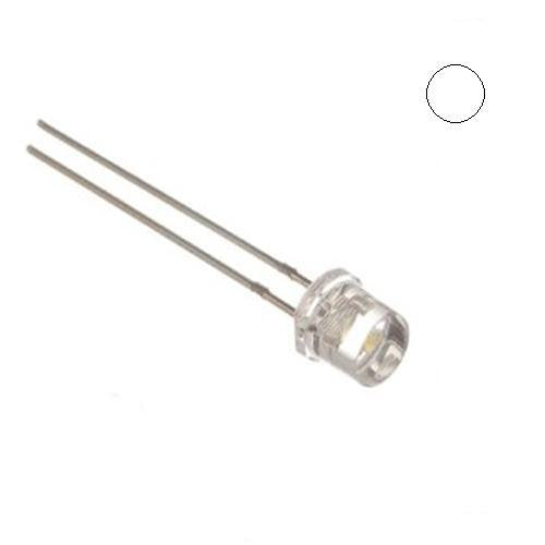 [Australia - AusPower] - E-Projects B-0001-A07 Clear White LEDs, Wide Angle Light, 5 mm (Pack of 25) 