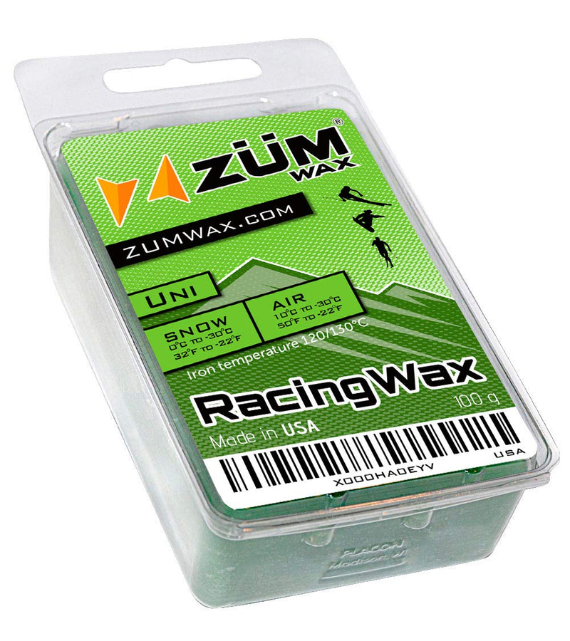 [Australia - AusPower] - ZUMWax Ski/Snowboard Racing Wax - Universal - 100 Gram - Incredibly Fast in All Temperatures !!! 