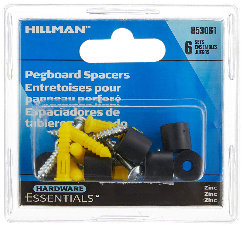 [Australia - AusPower] - The Hillman Group 853061 Pegboard Spacer Kit Alloy Steel 