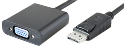 [Australia - AusPower] - Addon-Networking DISPLAYPORT2VGA-5PK 5 Pack 8" DisplayPort to VGA Adapter Cable, 7.9", Black 