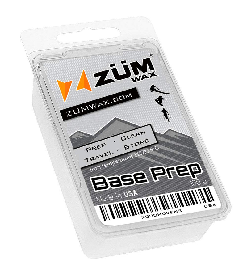 [Australia - AusPower] - ZUMWax Ski/Snowboard Wax - Base Prep/Clean/Travel/Store - 100 Gram - Excellent Storage & Travel Wax 