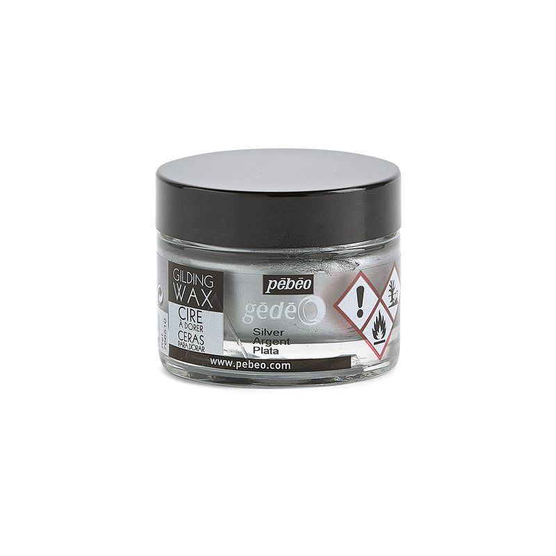 [Australia - AusPower] - Pebeo Gilding Wax, 30 ML, Silver 