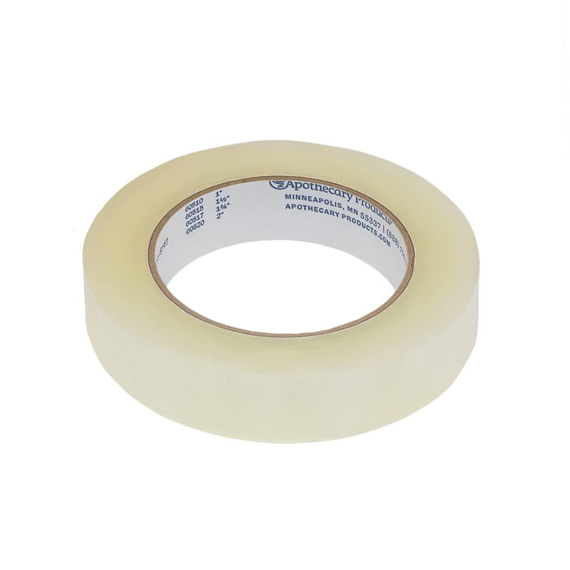 [Australia - AusPower] - Apothecary Products Precision & Packaging Tape | For Labels on Dispenser Containers | 1 in Width | 72 Yards Length 