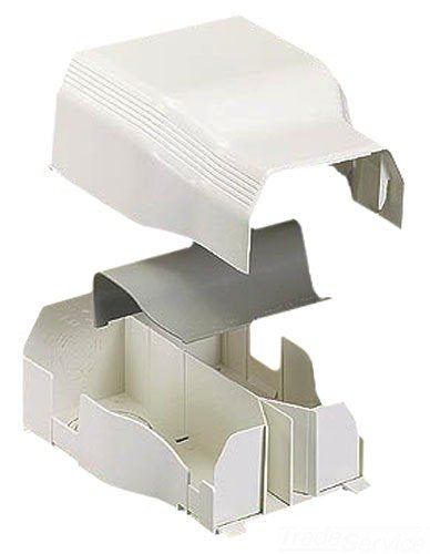 [Australia - AusPower] - Panduit TGEEIW Power Rated Raceway Entrance End Fitting, Off White 