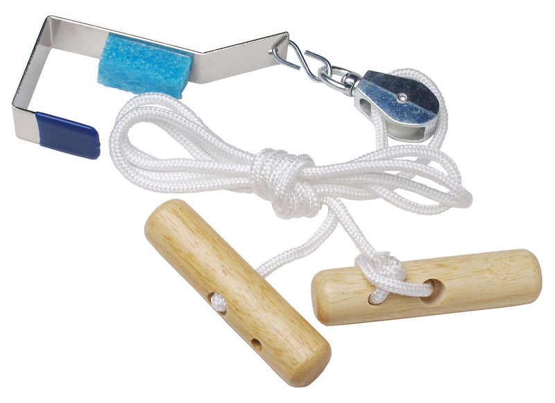 [Australia - AusPower] - RangeMaster Econo Ranger Shoulder Pulley │ Physical Therapy Exercises │ Aids in Recovery and Rehabilitation │ Increases Mobility │ Wooden Handles for Comfort │ Metal Bracket Door Attachment 
