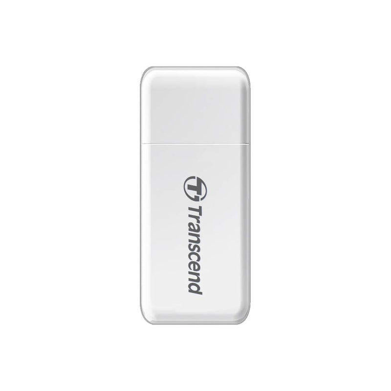 [Australia - AusPower] - Transcend USB 3.1 Gen1 SDHC / SDXC / microSDHC / SDXC Card Reader, TS-RDF5W (White) White 