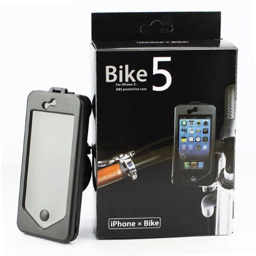 [Australia - AusPower] - Maximal Power Waterproof Case Bike Handlebar Mount Bicycle Phone Holder for iPhone 5/5s - Non-Retail Packaging - Black 