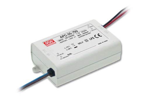 [Australia - AusPower] - Mean Well Power Supply APC-12-350, AC-DC, 9-36V 0.35A Output, 100-264V Input, 12.6W, LED Driver, Constant Current, APC Series (350mA, 36VDC) 