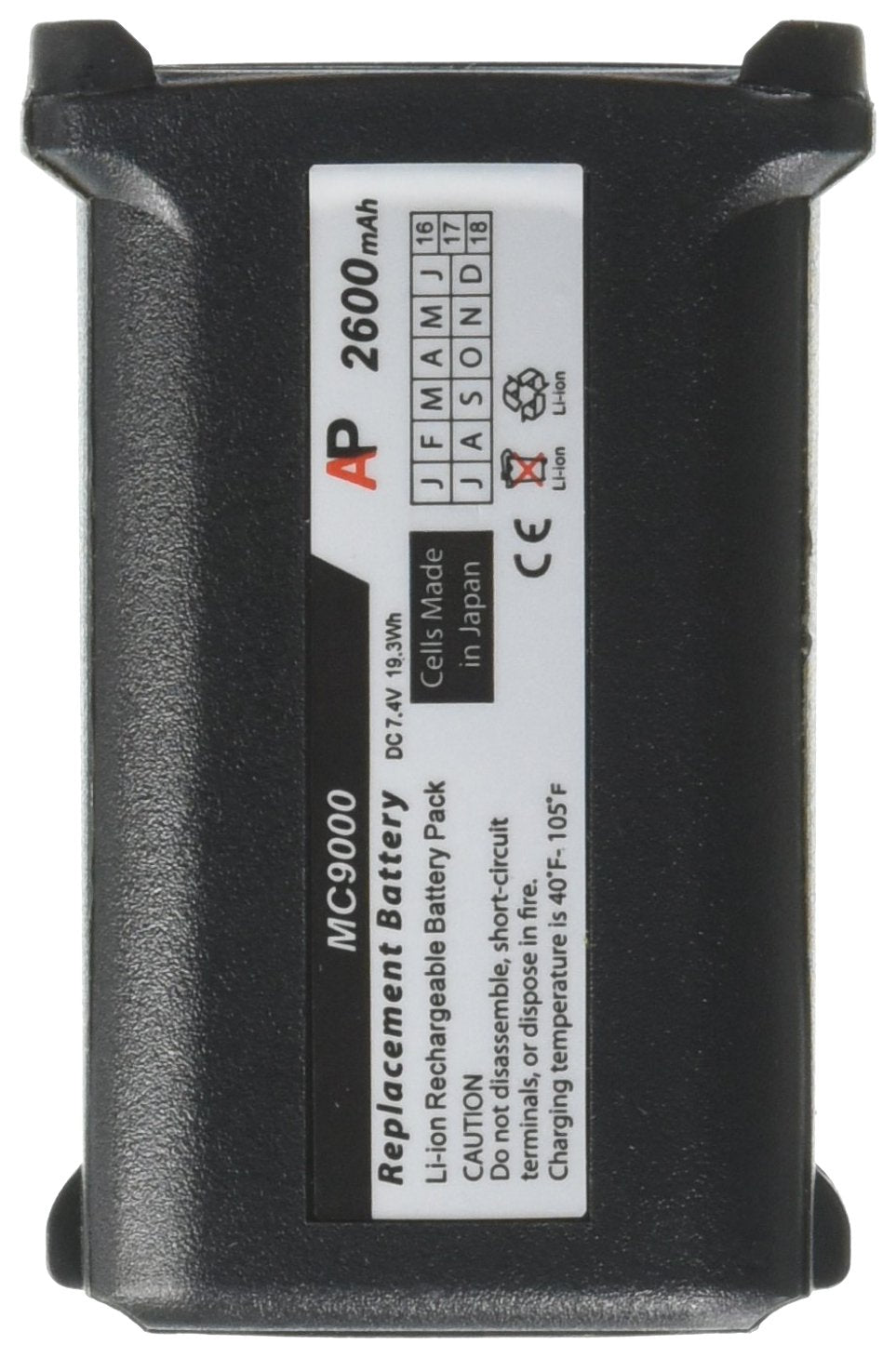 [Australia - AusPower] - Artisan Power Replacement Battery Compatible with Motorola & Symbol MC9000-G/K Series Scanners. 2600 mAh 