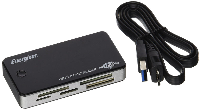[Australia - AusPower] - Energizer ENR-CRP3UNI USB 3.0 SD Card Reader/Writer (Black) 