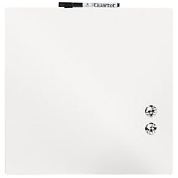 [Australia - AusPower] - Quartet Magnetic Whiteboard Tile, 14" x 14" Dry Erase Board, White Board, Frameless, White Surface (85402-WT) 14" x 14" 