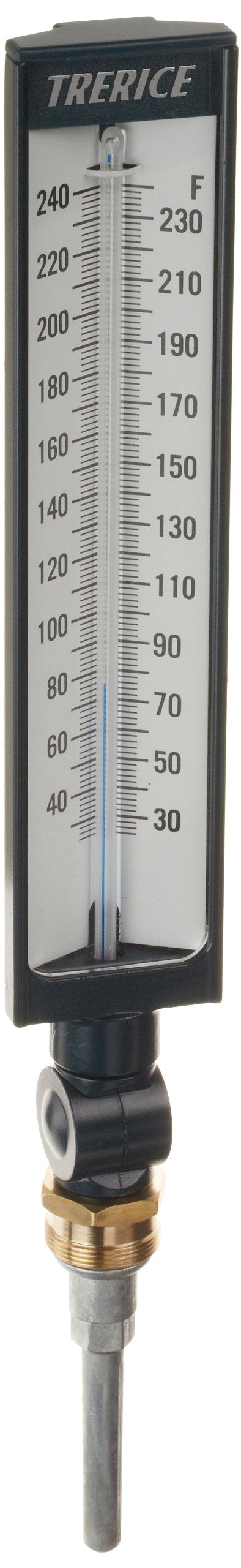 [Australia - AusPower] - Trerice BX9140307 Adjustable Angle Industrial Thermometer, 9" case, 3.5" Aluminum stem, 30-240˚F 1 