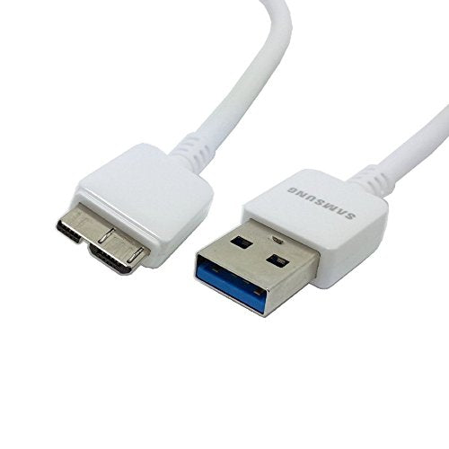[Australia - AusPower] - Samsung USB to 21Pin Data Cable for Galaxy S5 and Note 3 N9000, White (Non-Retail Packaging) 
