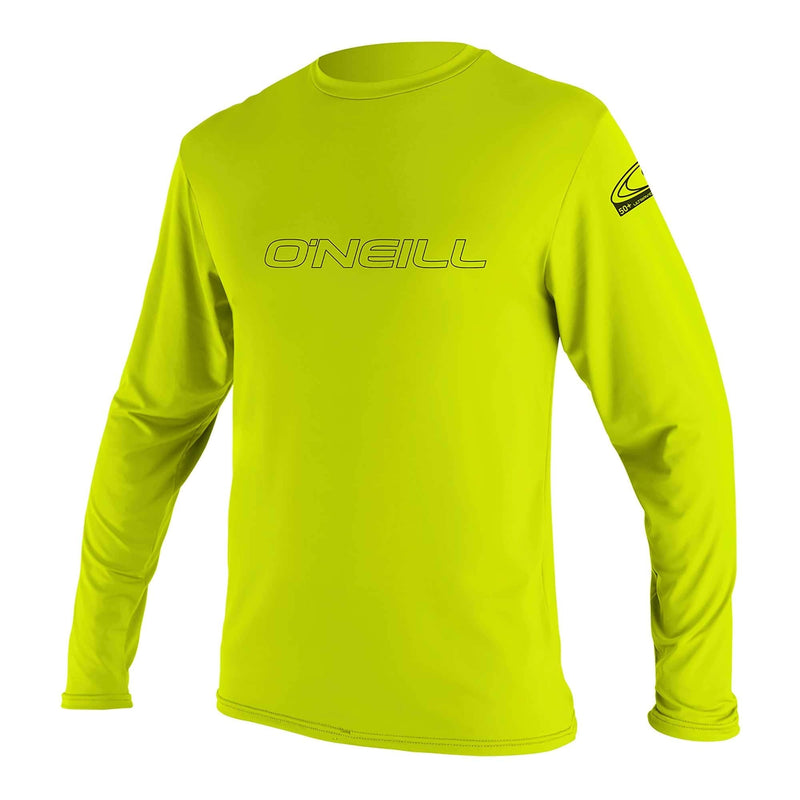 [Australia - AusPower] - O'Neill Youth Basic Skins UPF 50+ Long Sleeve Sun Shirt 4 Lime 