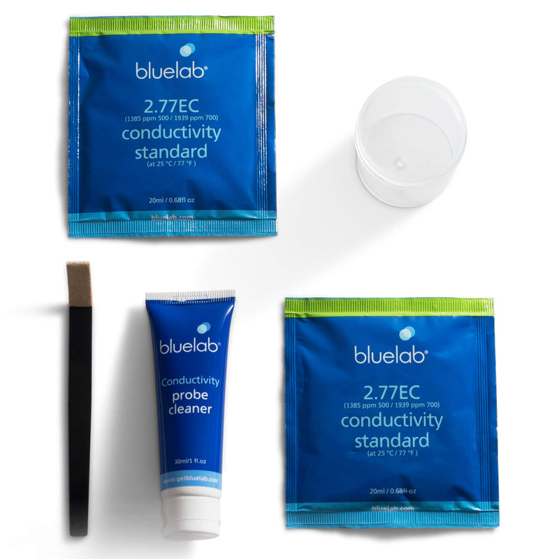 [Australia - AusPower] - Bluelab CAREKITCON Conductivity Probe Care Kit with EC Conductivity Solution and Probe Cleaner, used for TDS (PPM) Pen, Meter, Monitor, Controller and Tools for Hydroponic System and Indoor Plant Grow 