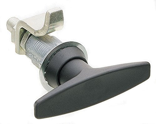 [Australia - AusPower] - Southco E3-11-15 Series Vise Action Powder Coated Zinc Alloy Hand Operated Compression Latch with T-Handle Head, Non-Locking, 0.71" Thick, 0.45"-1.07"/2.61"-3" Pack of 1 