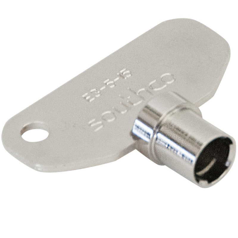 [Australia - AusPower] - Southco E3 5-15 Series Vise Action Nickel Plated Steel Large Compression Latch Tubular Key, 1-35/64" Length x 1-31/32" Width 