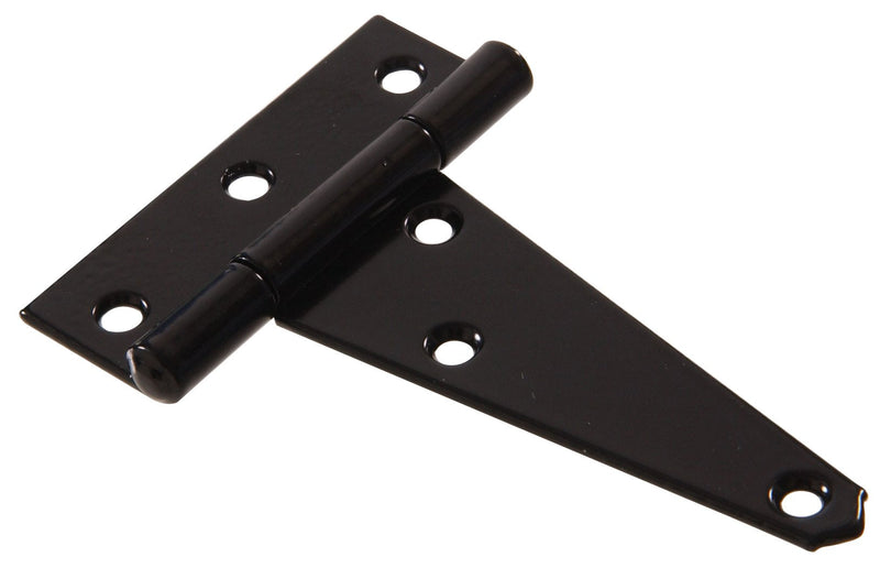 [Australia - AusPower] - Hillman Hardware Essentials 852565 Heavy Duty T-Hinges Black 4" - 2 Pack 